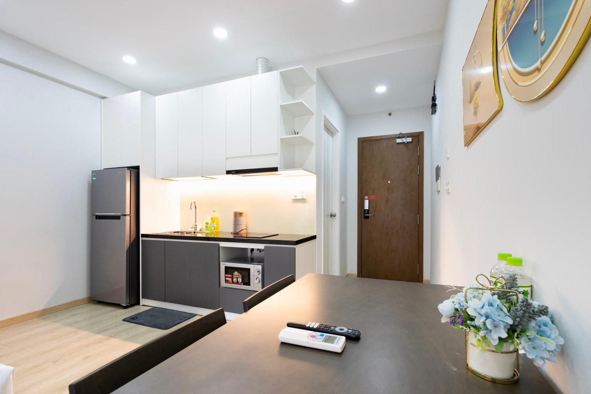 הו צ'י מין סיטי Otis Millennium Saigon Balcony Apartment חדר תמונה