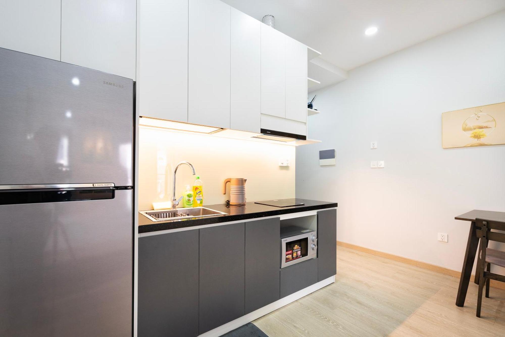 הו צ'י מין סיטי Otis Millennium Saigon Balcony Apartment חדר תמונה