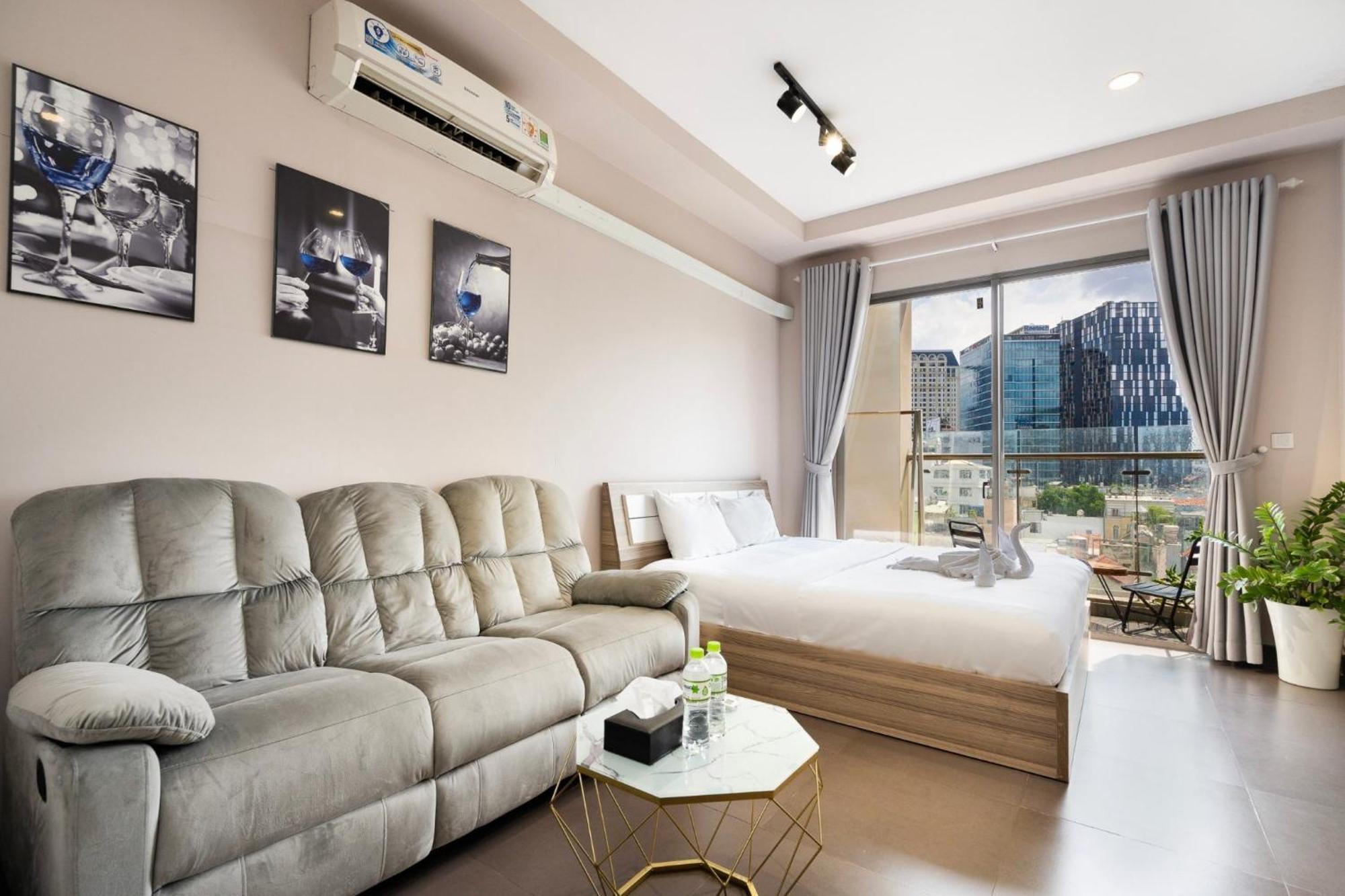 הו צ'י מין סיטי Otis Millennium Saigon Balcony Apartment מראה חיצוני תמונה